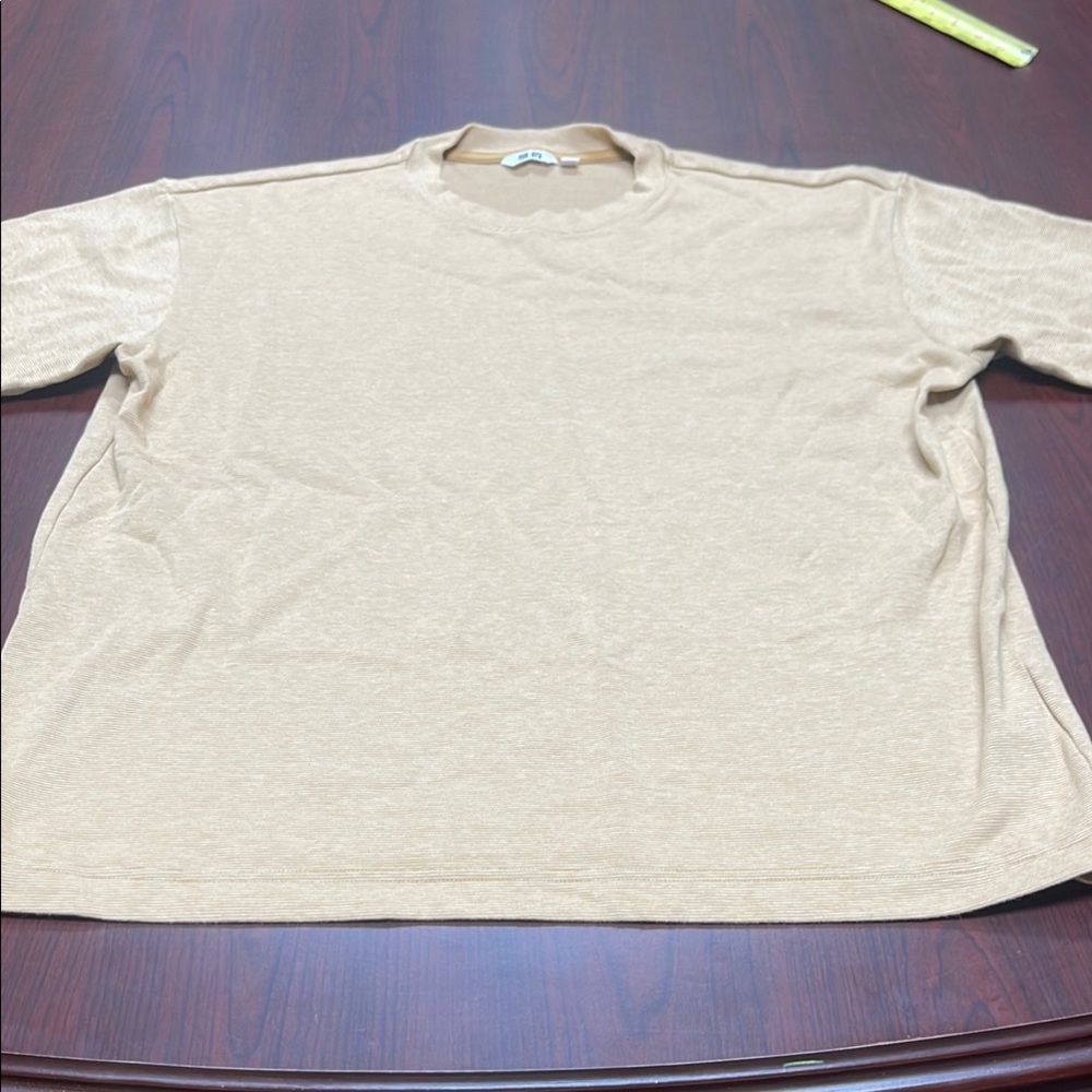 NWOT Uniqlo Men's Tan Shirt